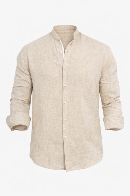 Light Beige Linen Shirt