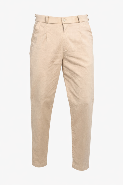 Beige Linen Pant