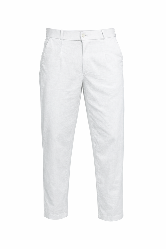 White Linen Pant