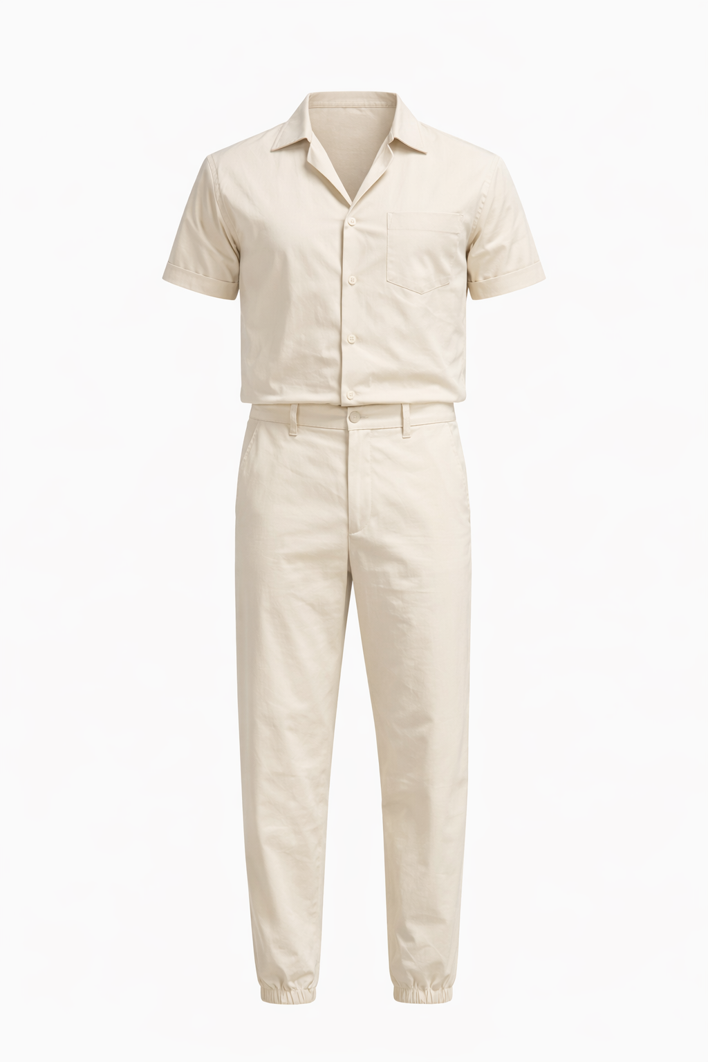 White Parachute Chemise Set