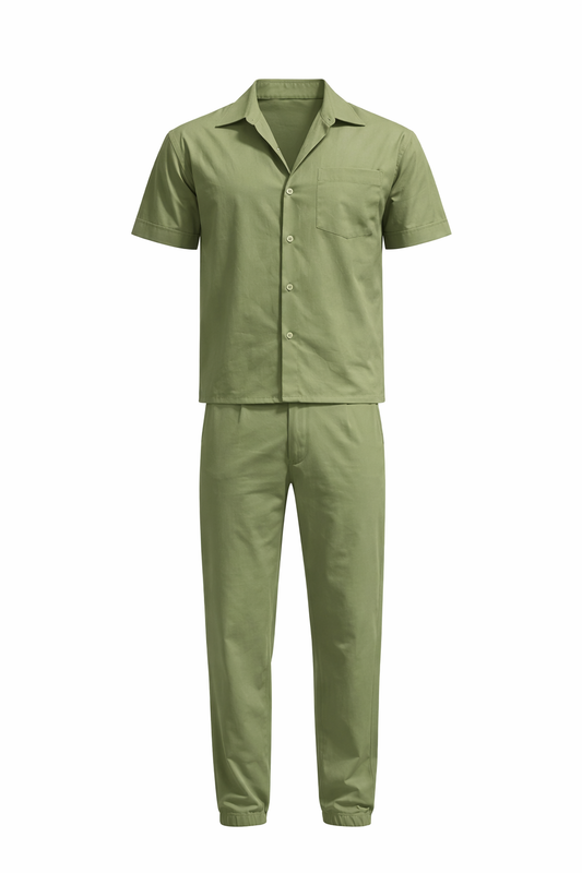 Green Parachute Chemise Set