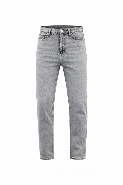Gray Boyfriend Jeans