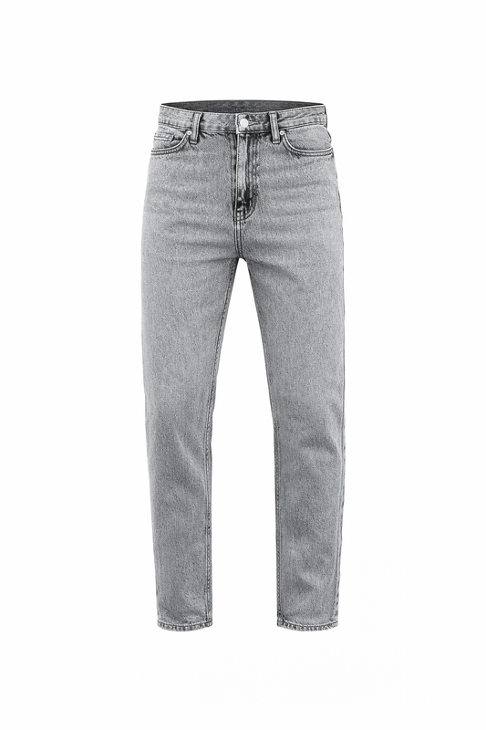 Gray Boyfriend Jeans
