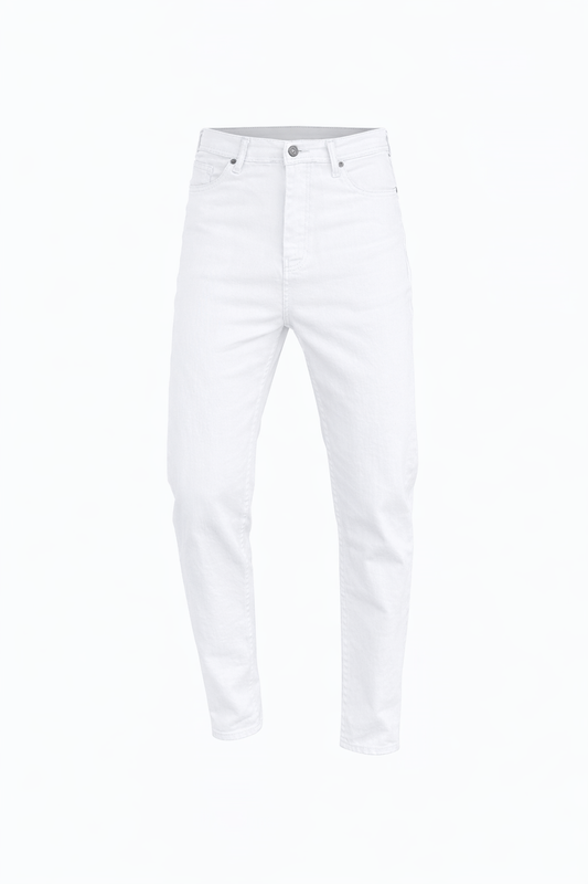 White Boyfriend Jeans