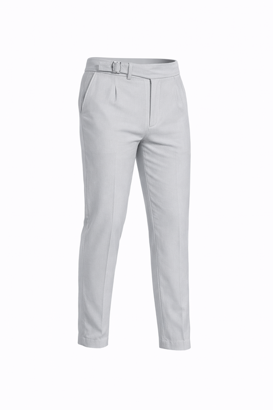 Gray High-waist pants