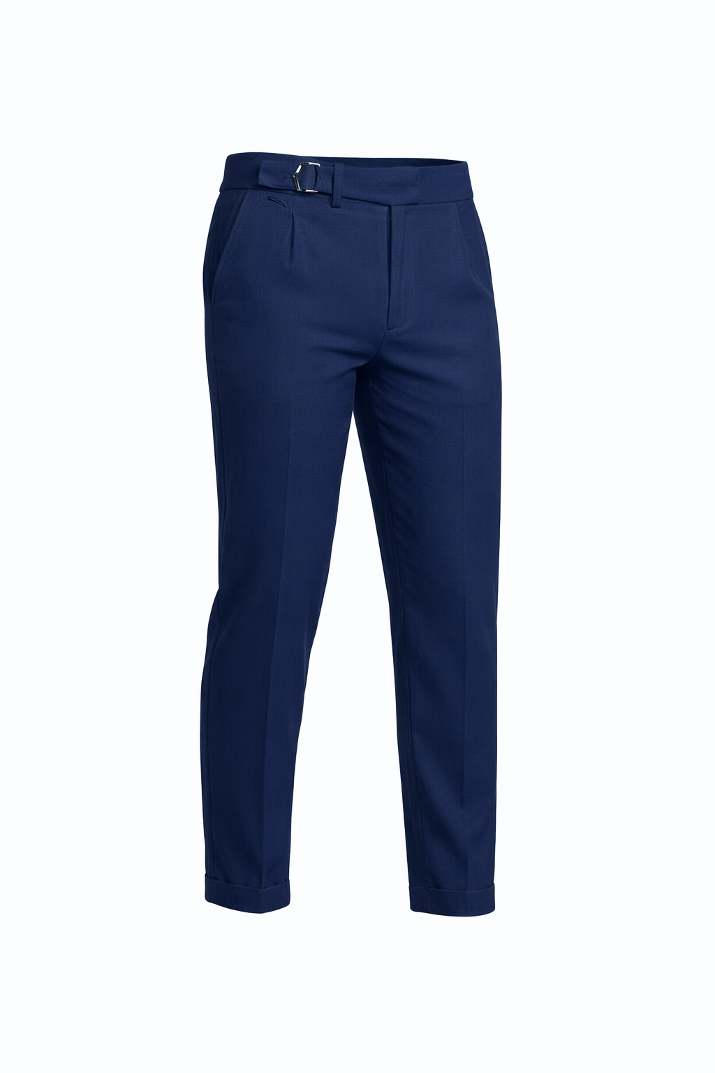 Navy High-waist pants