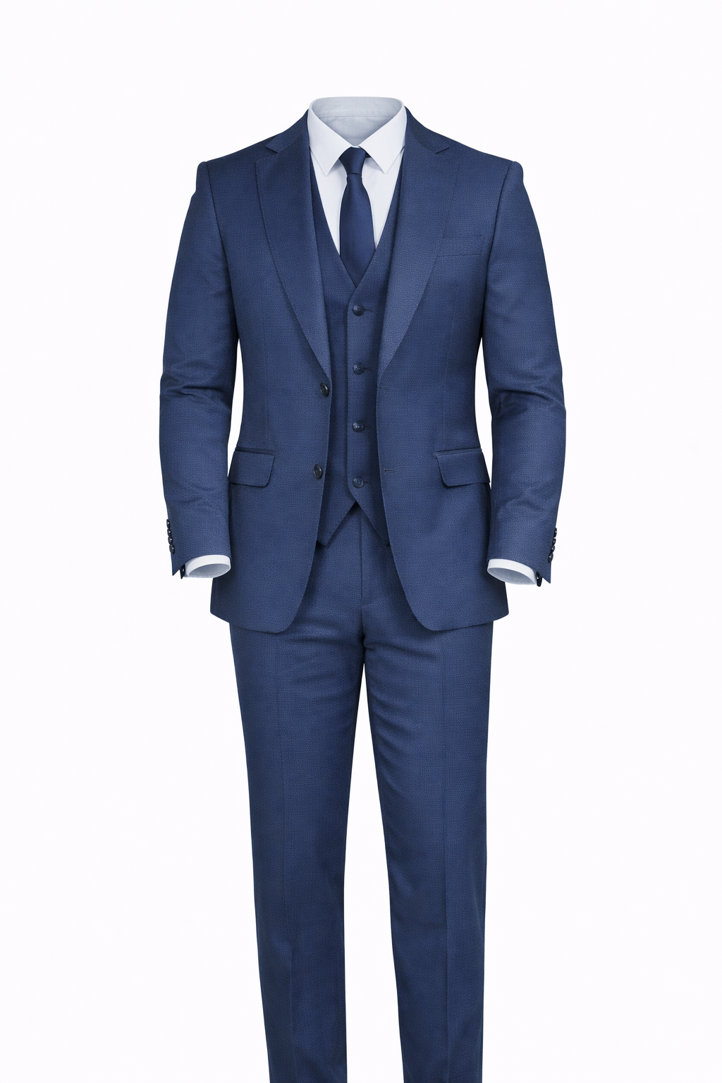 Petroleum Peak Lapel Suit