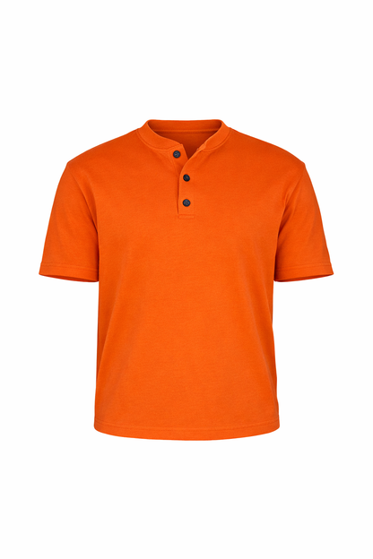 Orange Round Neck Tshirt