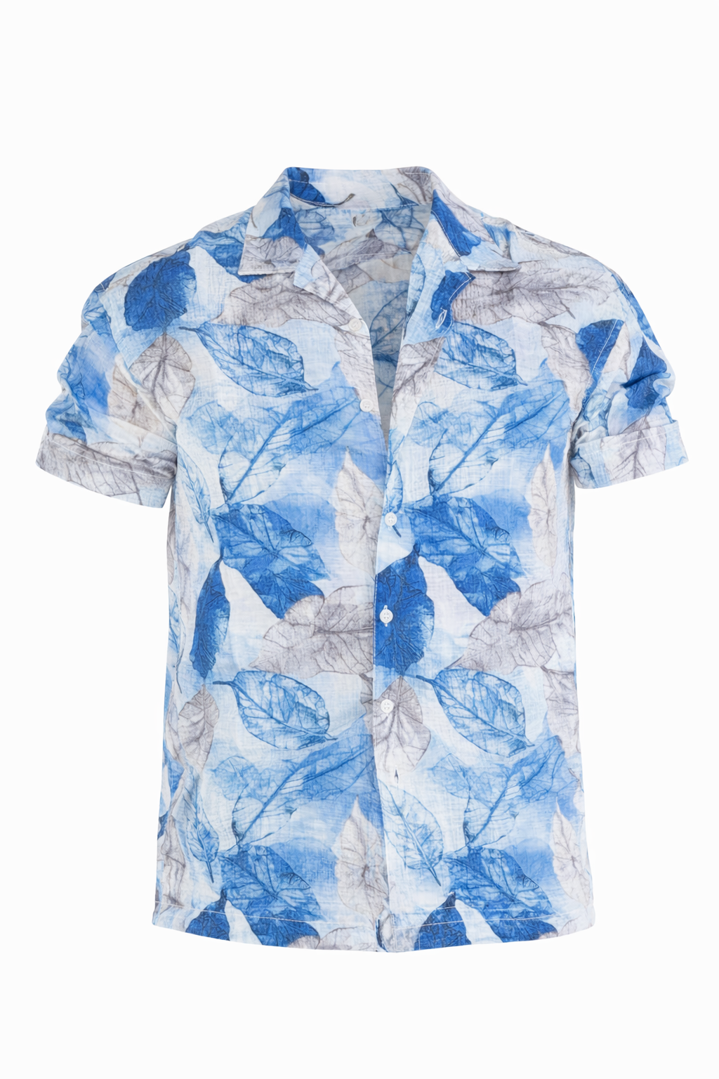 White/Floral Blue Chemise