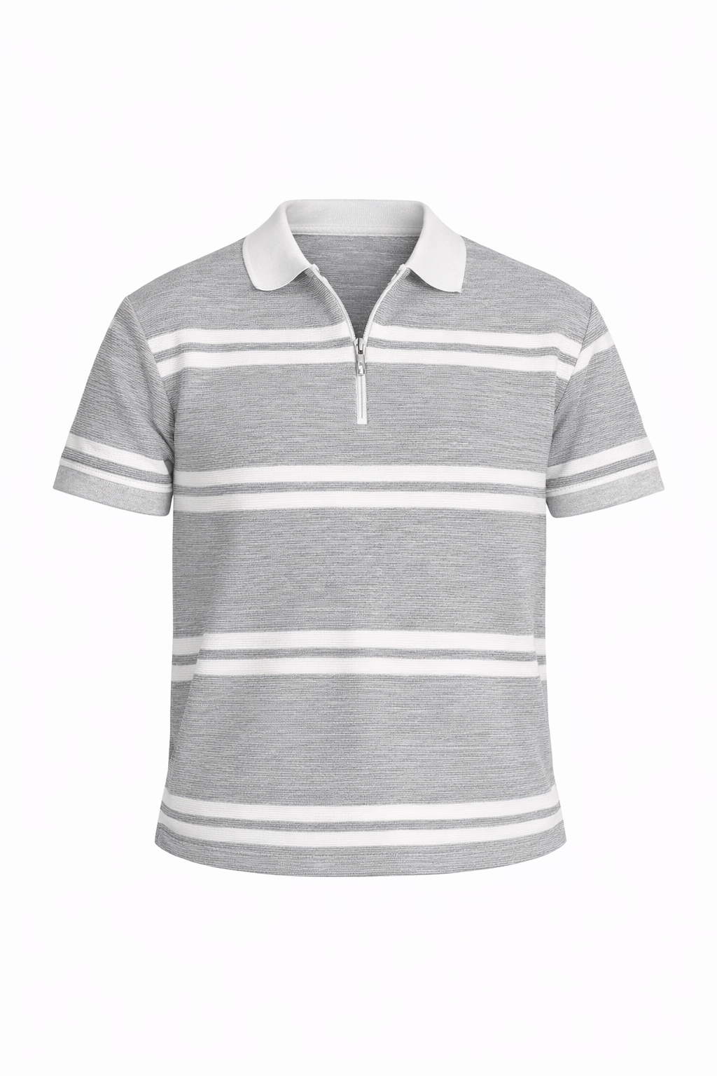 Gray/White Polo