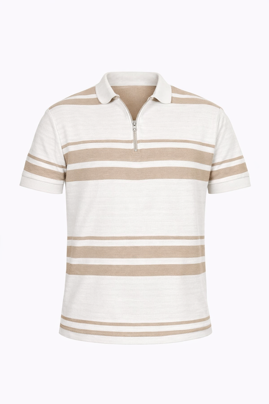 White/Beige Polo