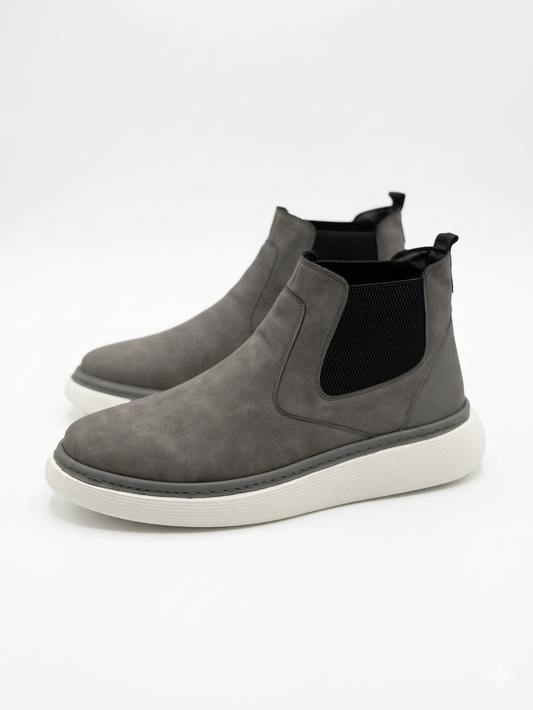 Gray Chelsea Ozero Boots
