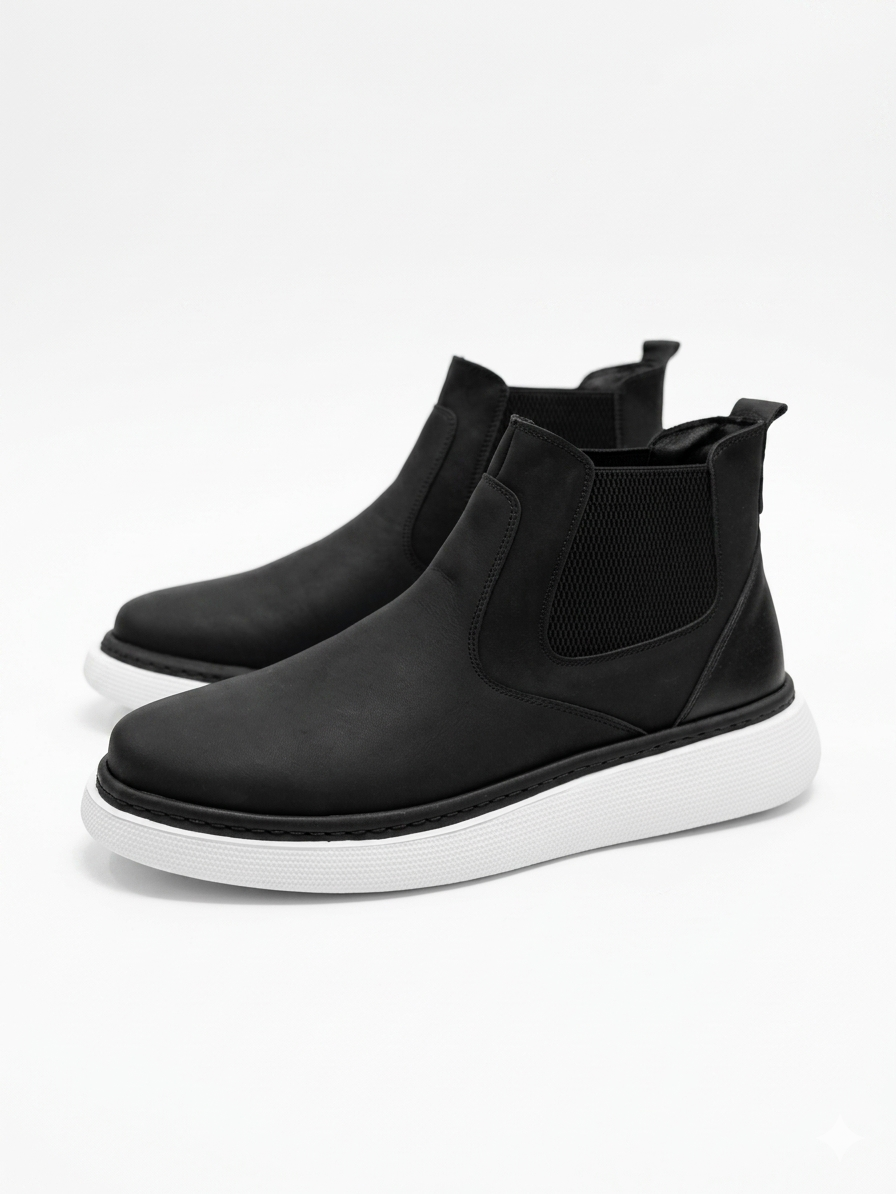 Black Chelsea Ozero Boots