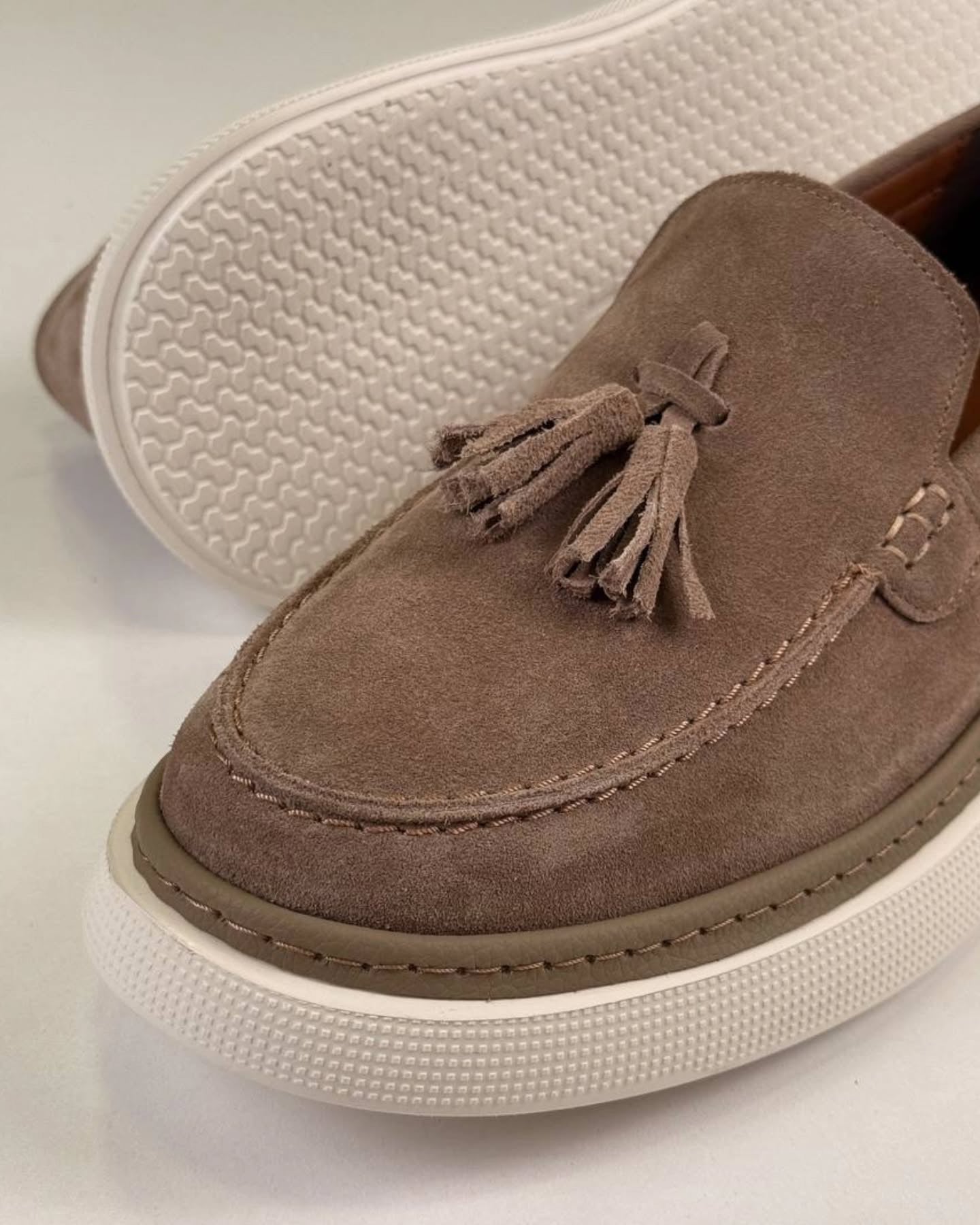 Brown Chamois Loafers