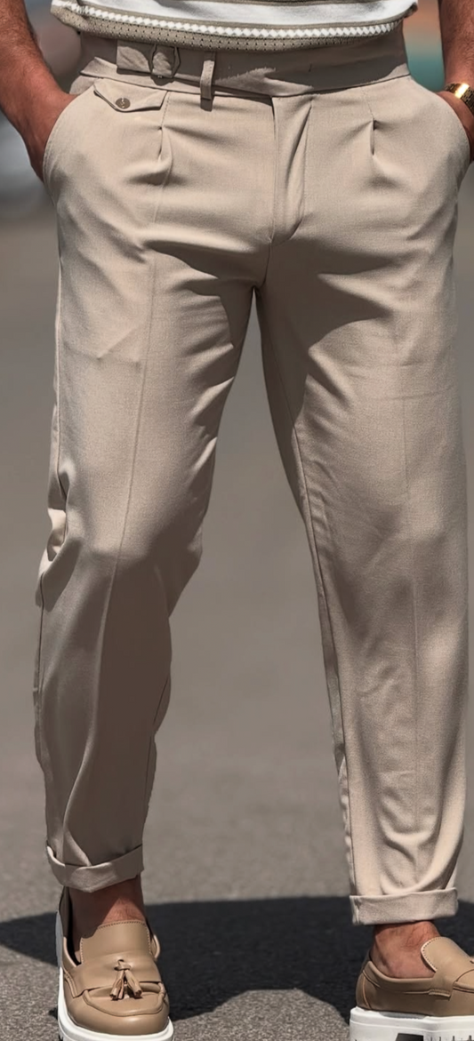 Beige High Waist