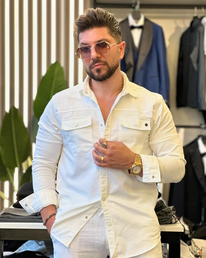 Long Sleeve White Shirt