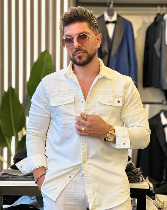 Long Sleeve White Shirt