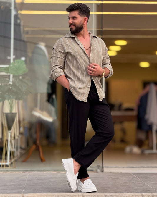 Over Size Grey Shirt