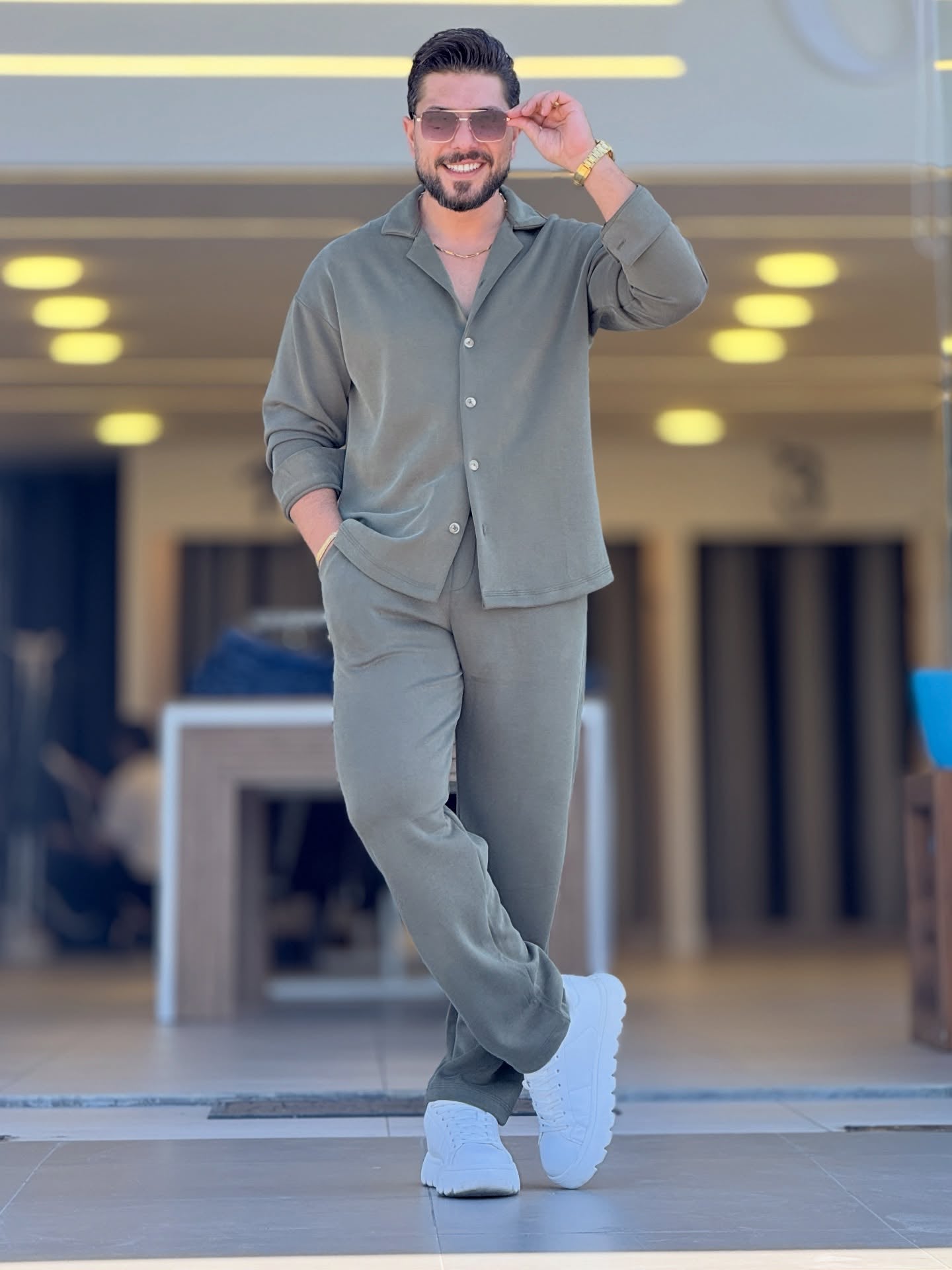Ozero Long Sleeve Shirt Winter Set