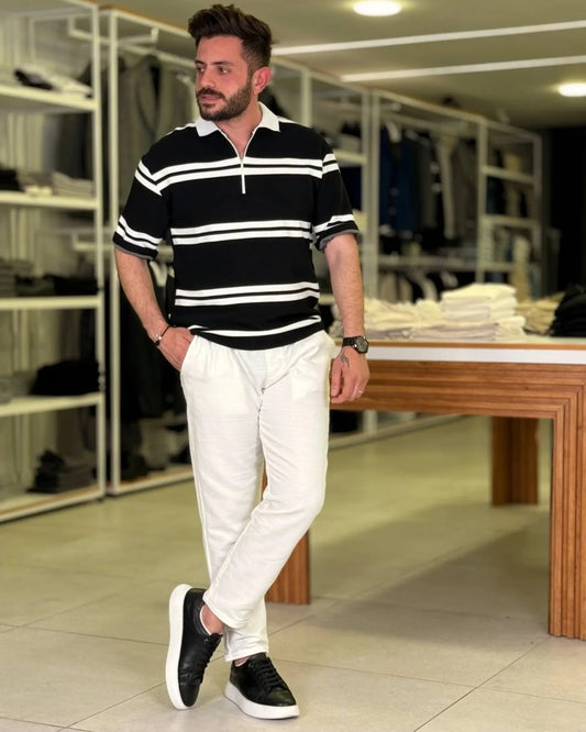 Black/White Polo