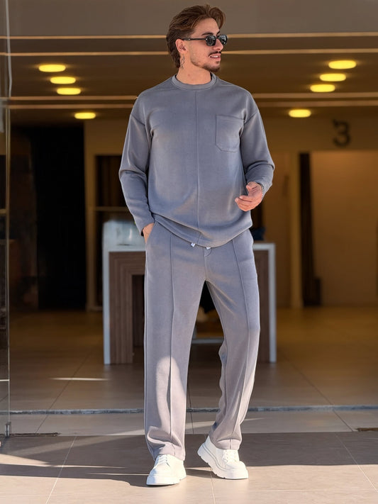 Gray Set With Side Pocket