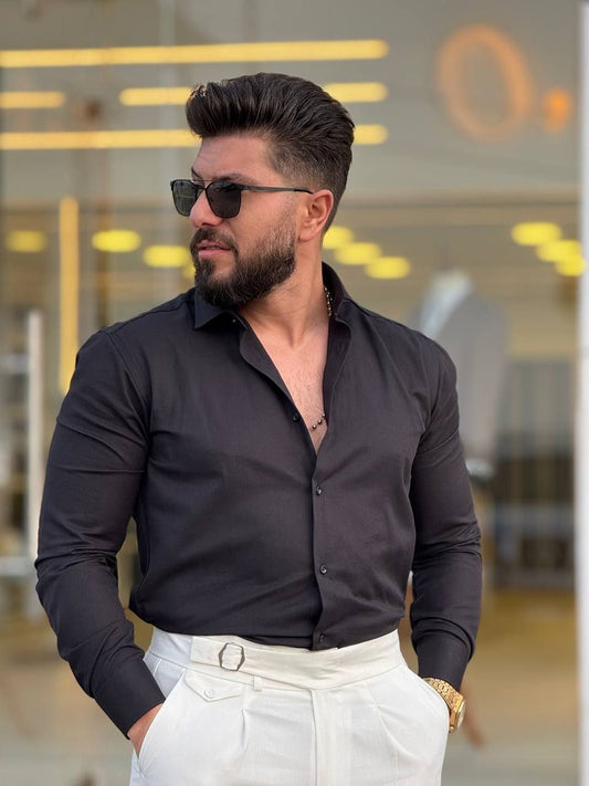 Black Classic Chemise