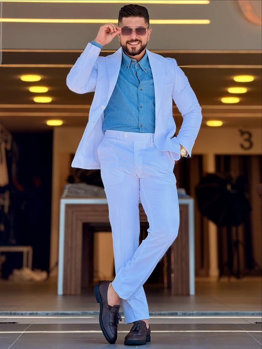 O,Zero White Suit