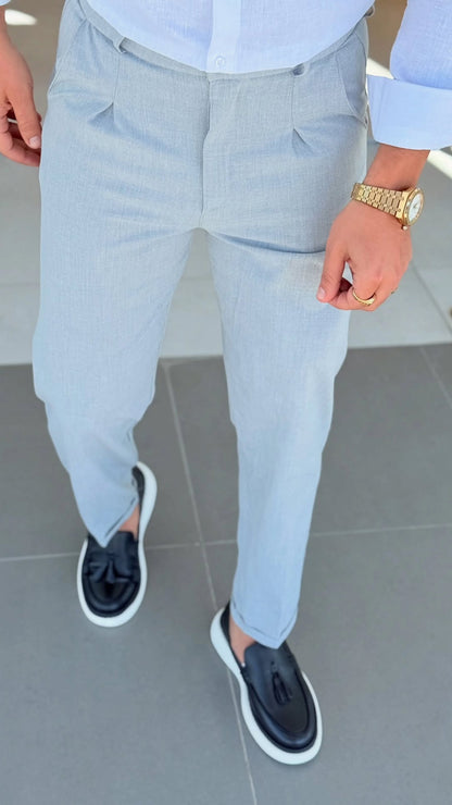 Grey Casual Pants
