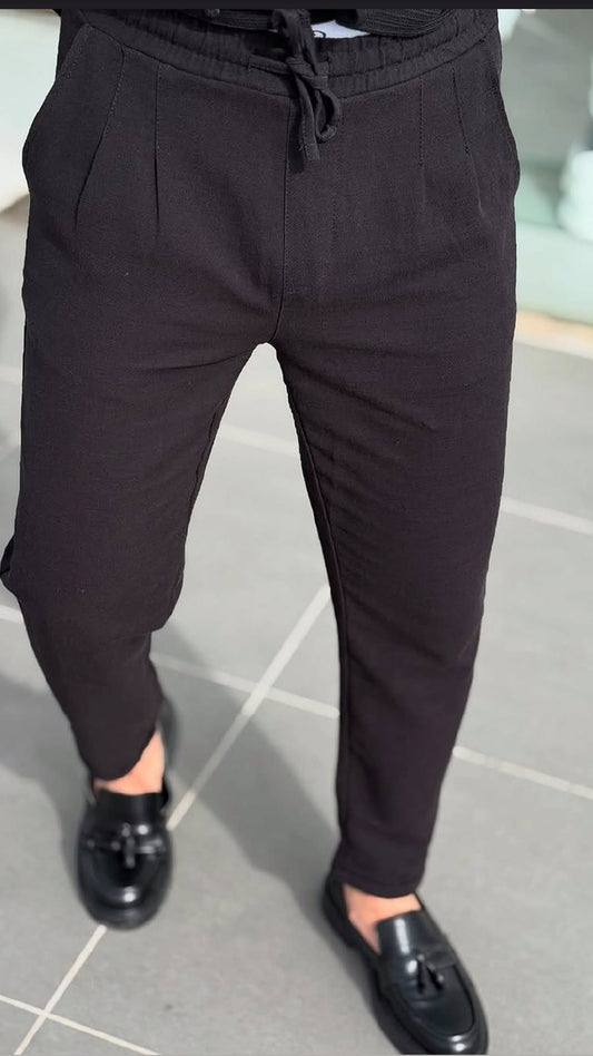 Black Linen Pants