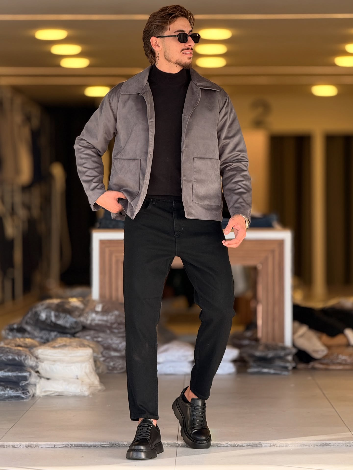 Grey Jacket