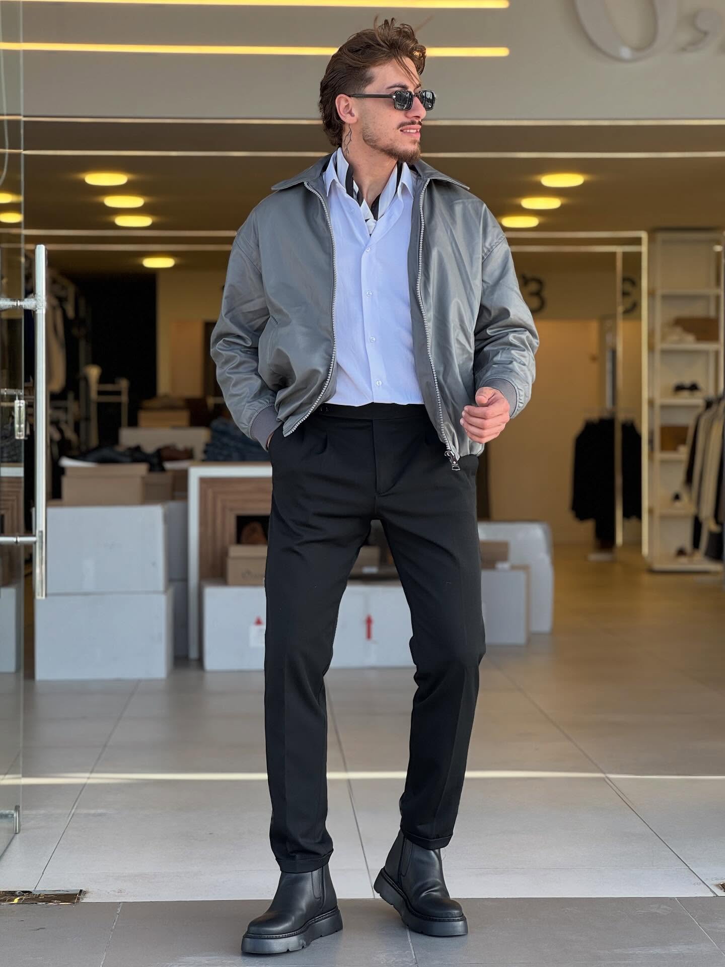 Grey Jacket
