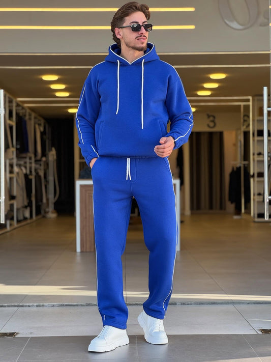 Blue Hoodie Set