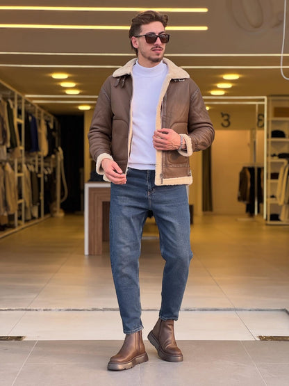 Brown Leather Jacket