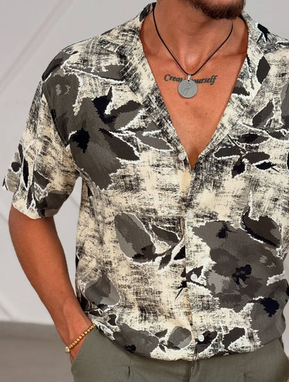 Jungle Green Floral Shirt