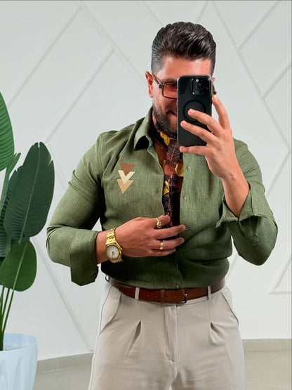 Green Casual Shirt