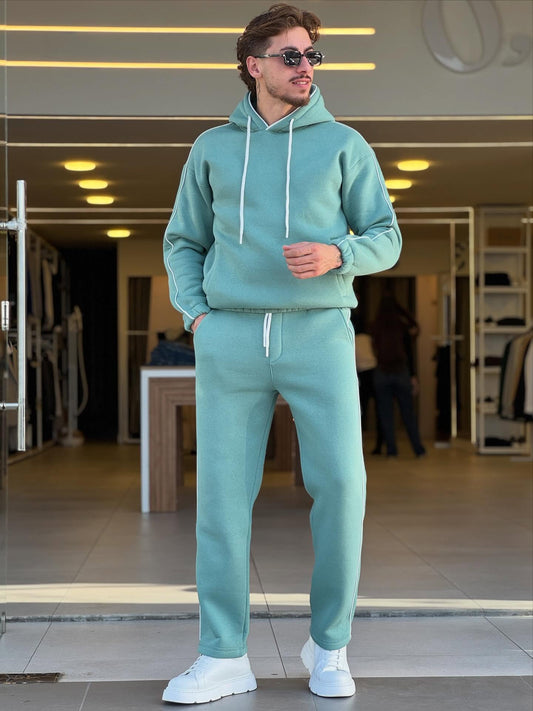 Turquoise Hoodie Set