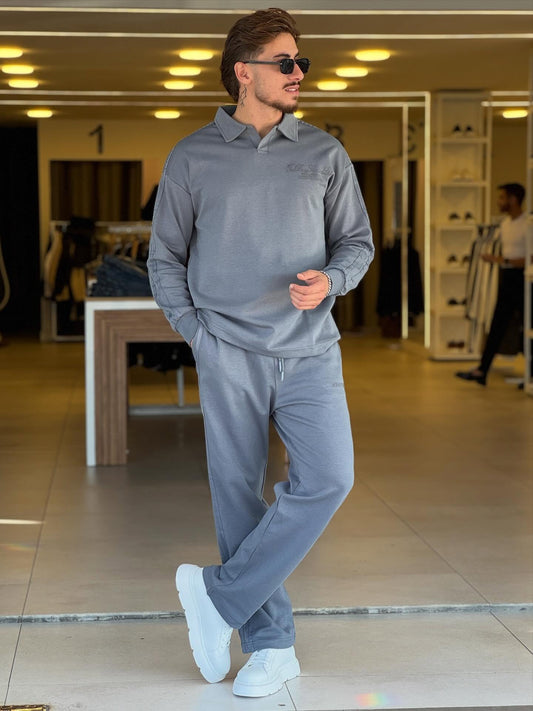 Grey Polo Set