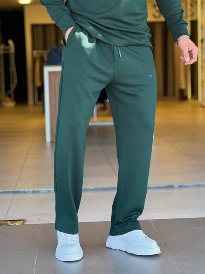 Green Rounded Neck Set