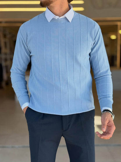 Baby Blue Casual Top