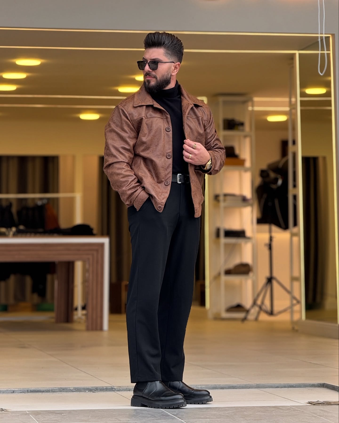 Brown Leather Jacket