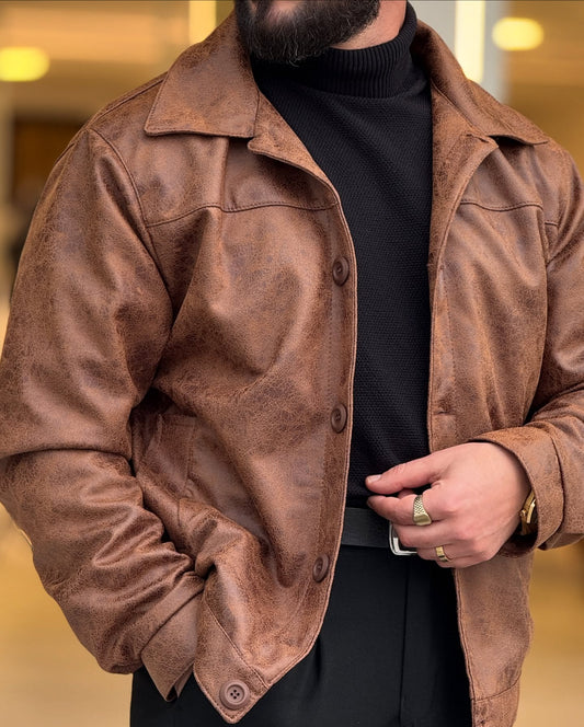 Brown Leather Jacket