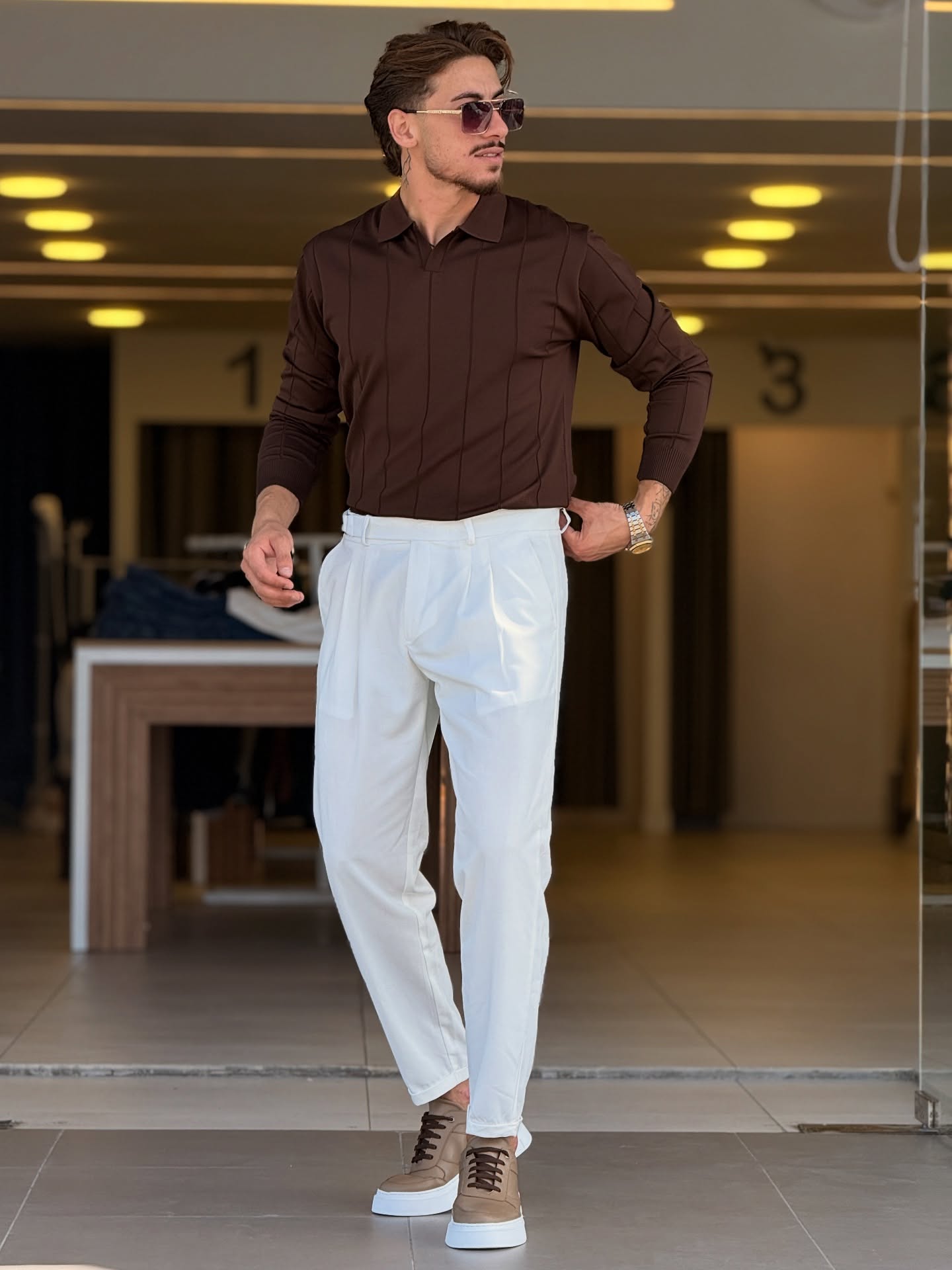 Brown Polo