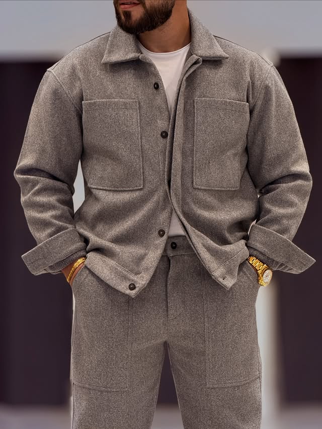 Ozero Brand Grey Chemise Set