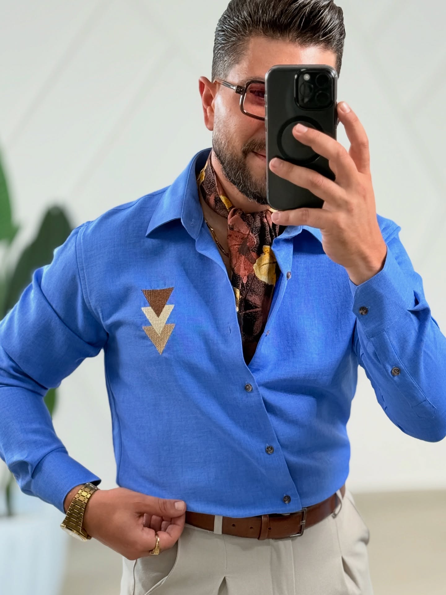 Blue Casual Shirt