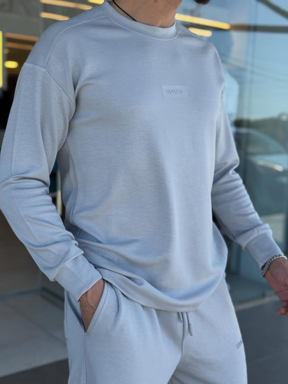 Grey Rounded Neck Set