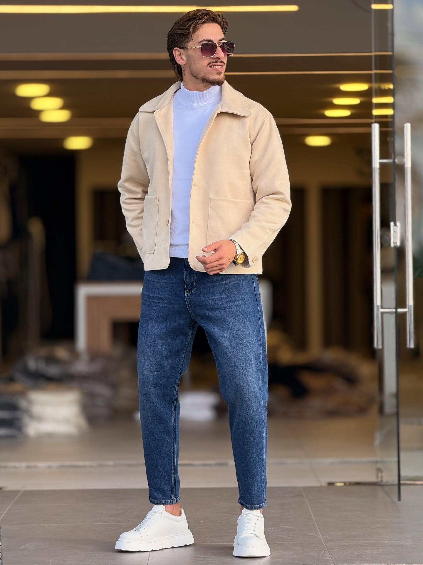 Beige Jacket