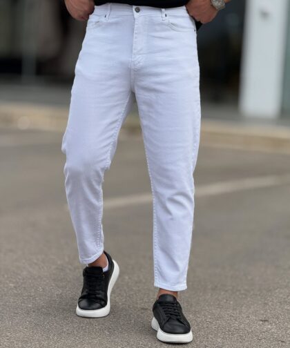 White Boyfriend Jeans