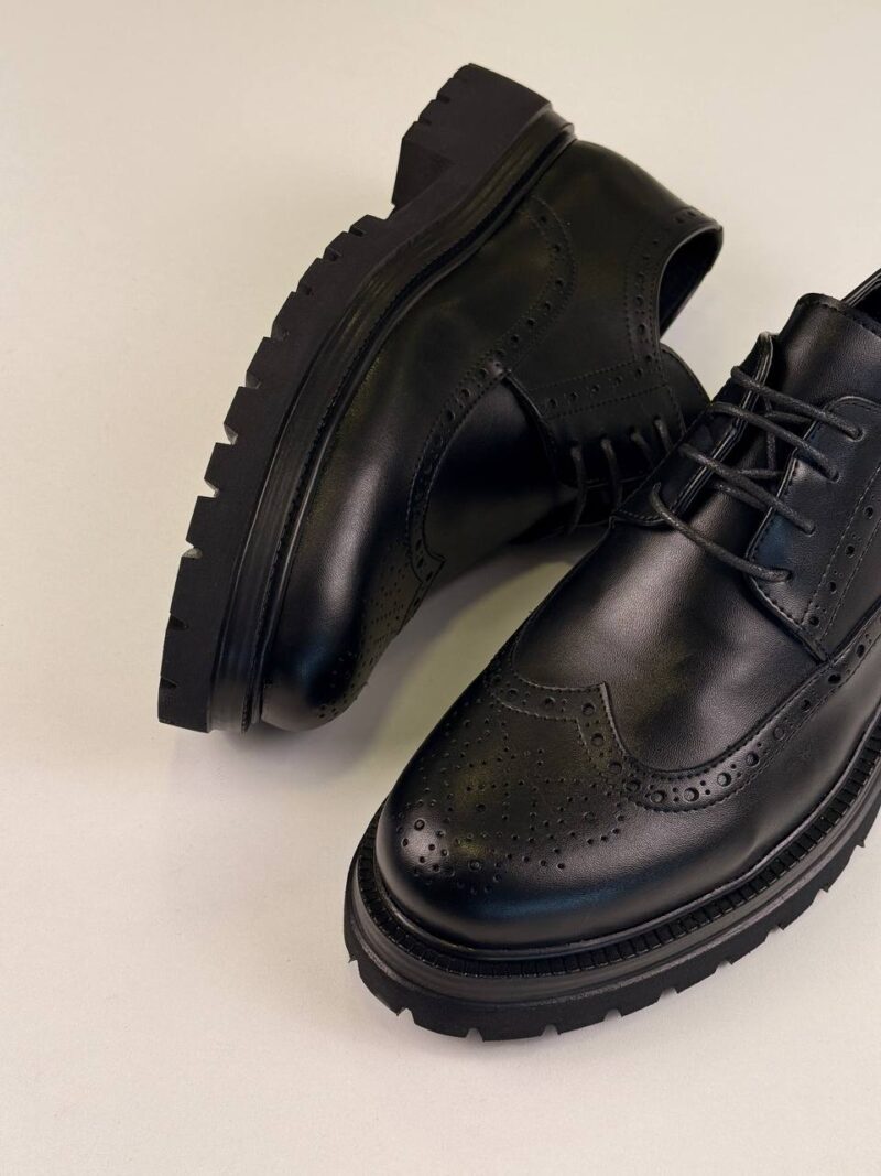 Full Black Dress Shoes - Image 2