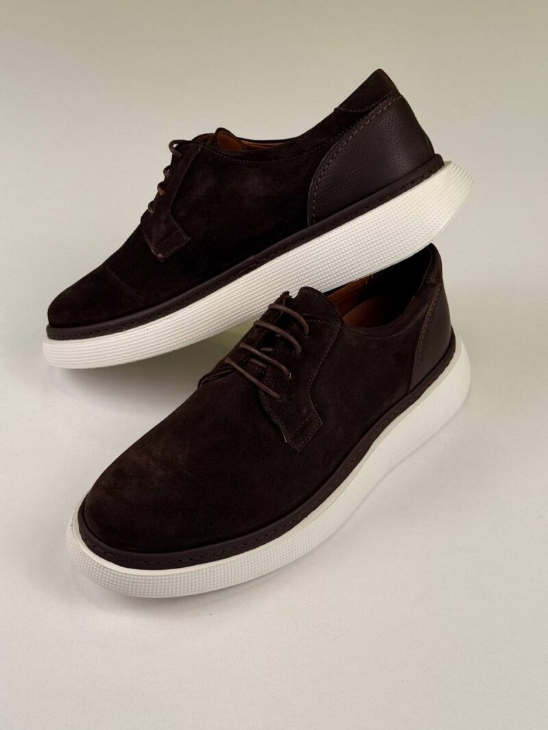 Brown/White Casual Shoe - Image 3