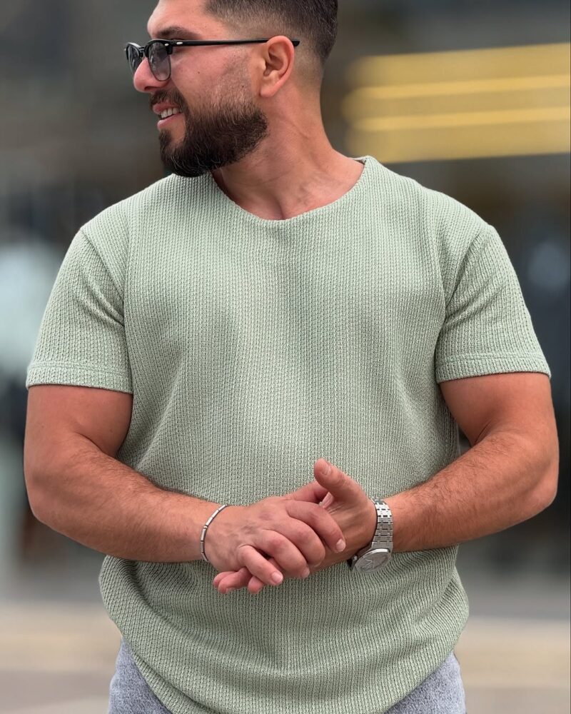 Cotton Light Mint Tshirt - Image 2